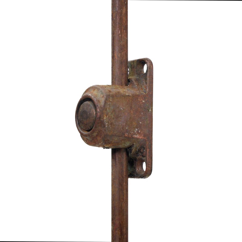 Antique 49 in. Bronze Coated Steel Transom Window Pull
