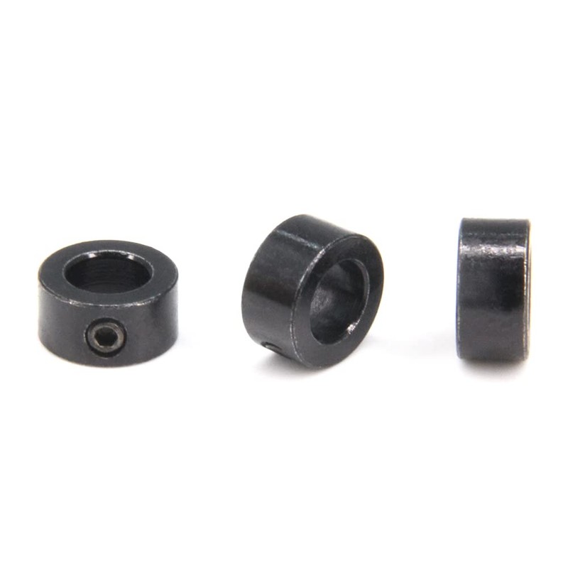 Befenybay 10 Pcs Black Locking Collar 8mm Shank Closure Gaiter