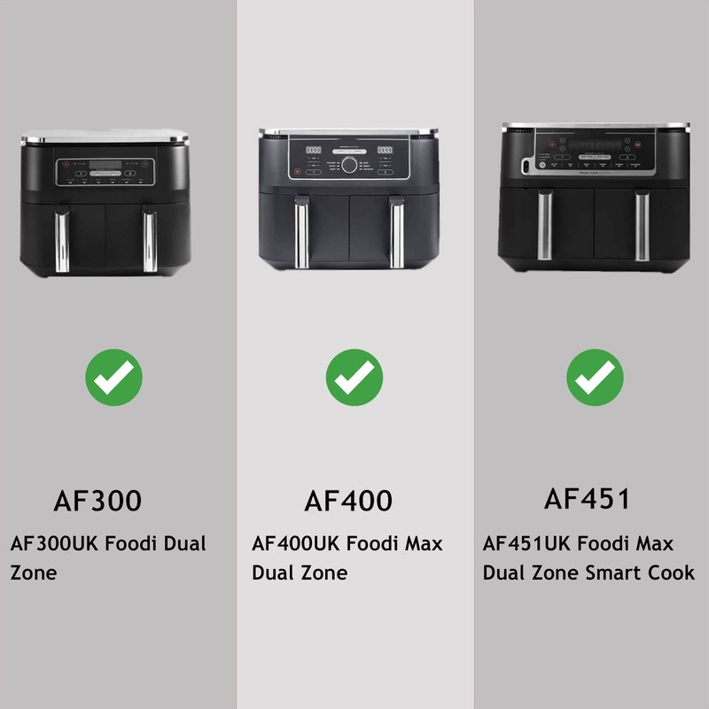 SPARES2GO Grill Shelf Racks compatible with Ninja Foodi AF300 AF400