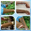 Arm Chaps Extended Elbow Leather Arm Guard - Arm Sleeve
