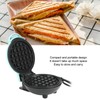 Mini Electric Round Griddle 350W 3 In 1 ABS Mini