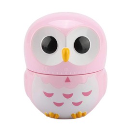 Digital Timer, Cute Animal Shape Timers for Cooking Kitchen Timer with Cute Owl Shape Time Management for Cooking Kitchen Cooking Timer(Pink)