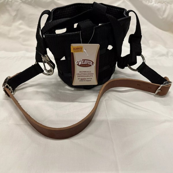 Weaver Leather 65-2345 Horse Grazing Muzzle w/ Crown Medium Average