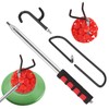 Bgzdxhxyr Disc Golf Retriever Pole, 10 Foot Extendable Pole with