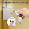 Profiwoab 2pcs Radiator Key 5 mm Square Radiator Bleed Key,