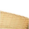 Healeved DIY Rattan Tray Woven Basket Bamboo Weaving Child Wooden