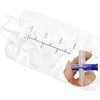 Urine Collection Bag for Bedridden with 2 Urine Bags Reusable