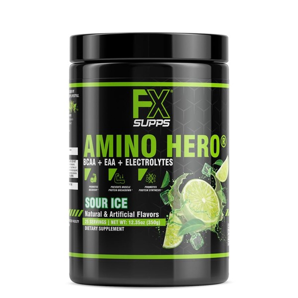 FXSUPPS FXSUPPS Amino Hero Sour Ice Flavor (25 Servings) |