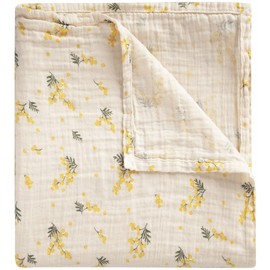 (Mimosa) Swaddle Blanket, Newborn, Summer, Spring, Gauze, Boys, Large, Scandinavian Cute, Camping, Garbo & Friends, Swaddle Blanket, For Summer, Fashionable, Outdoor, Spring, Discharge, Kneel,