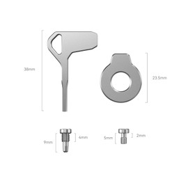 SMALLRIG 4385 Stainless Steel Screw Set with Screwdrivers for Camera Accessories, Handles, L Bracket