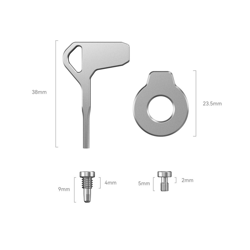 SMALLRIG 4385 Stainless Steel Screw Set with Screwdrivers for Camera