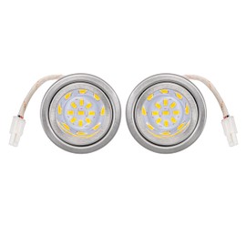 Awoco ON-E01-14C LED Light Bulbs Replacement for Range Hoods - 12V DC 2.5W Cooker Hood LED Light Bulbs with 6000K Cold White (Pack of 2)