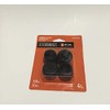 7/8 in. Black Rubber Leg Tips (4-Pack)F