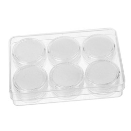 SHOWERORO 1Set Gemstone Display Box with Lid Jewelry Organizer Case for Safe Storage and Stylish Presentation of and Gemstones