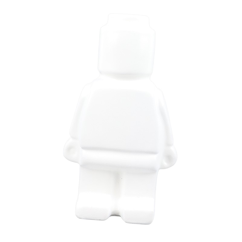 Little Robot Flower Vase Entryway Ornament Resin Flower Vase Decoration