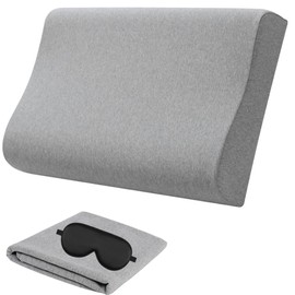 Replacement Pillow Case for Contour Pillow,Zippered Pillow Cover for Memory Foam Neck Pillow,Soft Cotton Pillow Protector for Neck Cervical Pillow,Latex Pillow