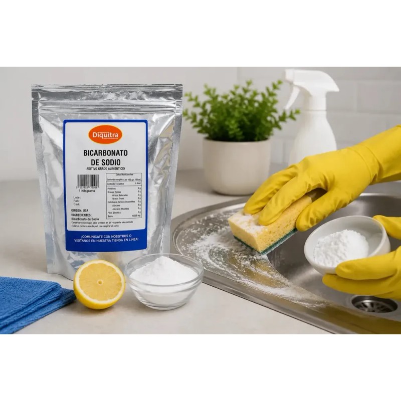 Bicarbonato De Sodio Grado Alimenticio 10 Kg Alta Calidad