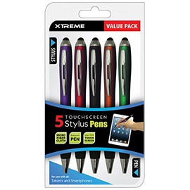 Xtreme Cables 88551 5 Pack Stylus Pen Combo
