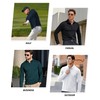 SECOOD Long Sleeve Tee Shirts for Men's Work Polo Shirts