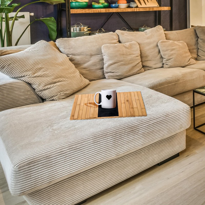 Trademark Innovations Sofa Arm Tray Couch Table Tray Couch Arm