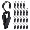 PHITUODA 20 Pack Super Strong Swivel Hanging Hooks, Laundry Clips