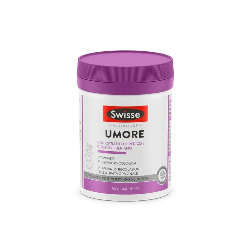 SWISSE Umore-Integratori con Vitamina B12 per Stanchezza e Supporto a