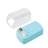 ACKEIVTO Nail Bit Holder, 30 Holes with Cleaning Brush, Dustproof