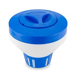 Dispensador Flotante WaterWarden para Pastillas de Cloro o Bromo | Extra Grande 19 cm | Piscinas, Spas y Jacuzzis | Control Ajustable | Resistente al Sol y Químicos