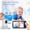 HelloBaby 6”IPS Large Screen, Video Baby Monitor with Upgraded 4000mAh