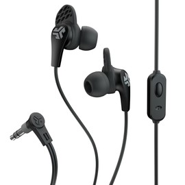 JLab Audio JBudsPRO Premium in-Ear Earbuds with Mic, Guaranteed Fit, Guaranteed for Life - Black