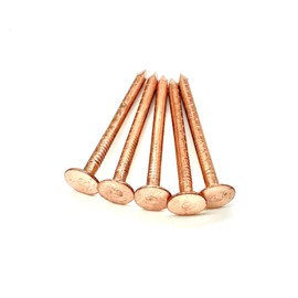 20 PCS Copper Clout Nails Roofing Slate Felt Nail, Tree Stump Killers, 30mm, 38mm, 50mm… (38mm x 2.65mm)