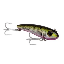 Bomber Lures Mullet Slow-Sinking Twitch, Walking Saltwater Fishing Lure, Excellent for Speckled Trout, Redfish, Stripers and More, 3 1/2", 5/8 oz, Menhaden