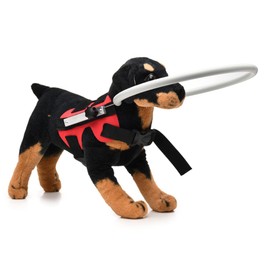 Ring Harness for Dog, Adjustable Dog Ring, Bumper Guards for Dogs Red Small