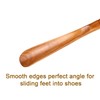 Premium Wooden Shoe Horn, 2 PCS Shoehorns Durable, 13" Long