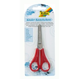 Folia Bringmann Children's Craft Scissors with Rounded Tip with cm scale