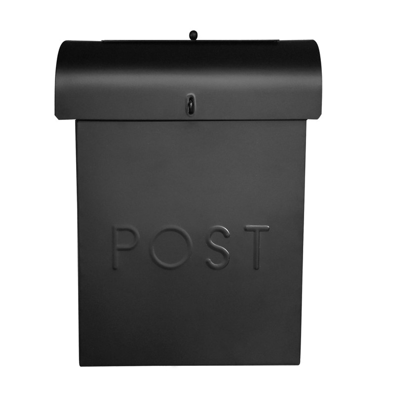 NACH Locking Mailbox, 13.9 x 3.93 x 10.6 inch, Black
