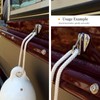 AMYSPORTS Heavy Duty Fender Hook Screw Wall Hanging Staple Hanger