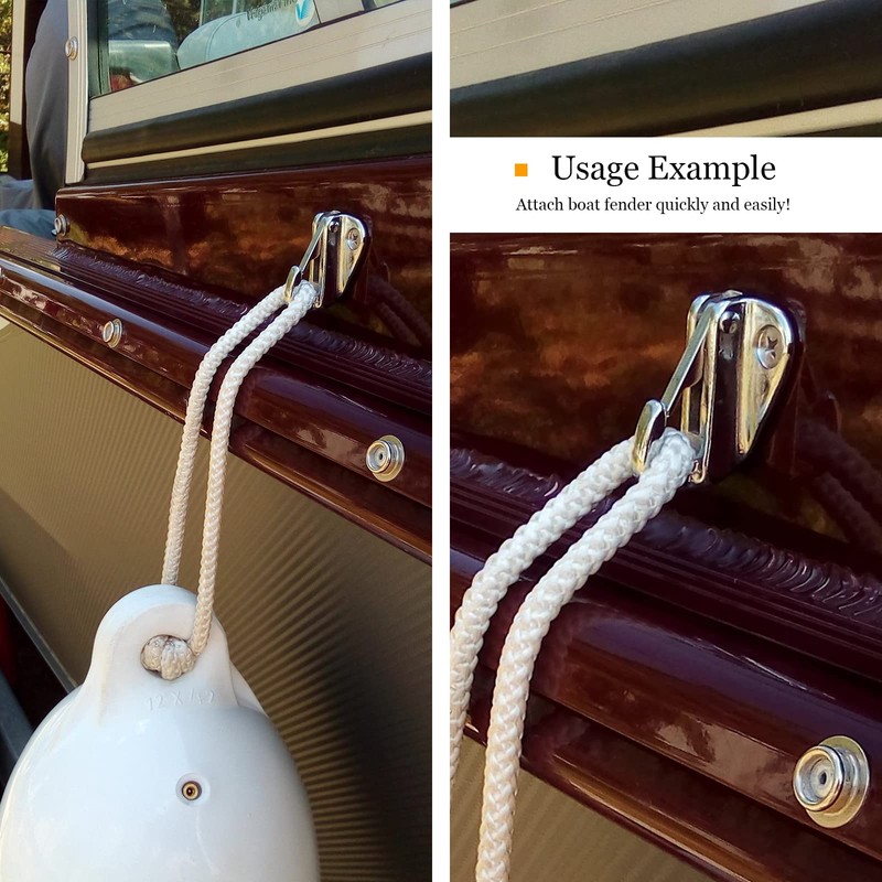 AMYSPORTS Heavy Duty Fender Hook Screw Wall Hanging Staple Hanger