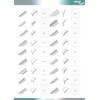 Heximo Ceiling Strips Hard Smooth Polystyrene Strips XPS Stucco Profile