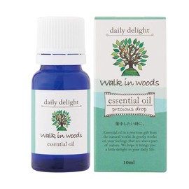 Daily Delight Blend Essential Oil, Walk-in Woods, 0.3 fl oz (100% Natural Blend Essential Oil, Aroma, Fresh and Clean Woodtone Scent)