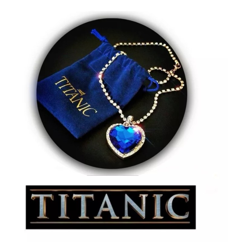 Dtup Collar Titanic Corazón Del Mar Plata
