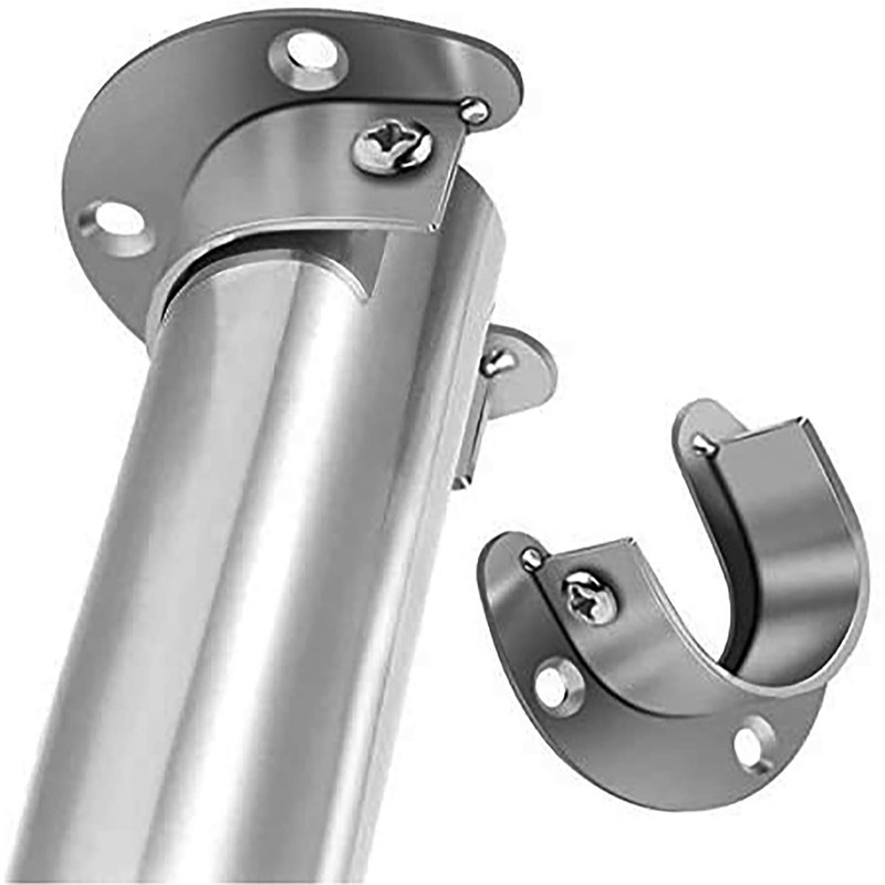 DTXLX Rod Support U-shaped Set, 304 Stainless Steel Pole Socket