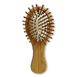Hair Brush, Paddle Brush, Cushion, Head Spa, Scalp Massage, Comb, Comb, Comb, Hair Comb, Women's, Men's, Wet Brush, Hair Brush, Static Removal (Bamboo)