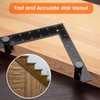 Tall Stair Gauges for Framing Square with Holder and Hook,