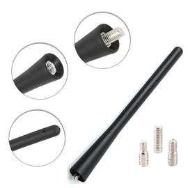 Kurzstab Auto-Antenne Inion - Perfekter Empfang - UNIVERSAL - für jedes Auto geeignet - Stabantenne 16cm + 3 Adapter!