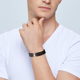 KLIFOWDY Baseball Bracelets Stainless Steel Link Bracelets for Men Cross Bracelets Engraved Bible Verse Masculine Mens Bracelet Christian Jewelry Gifts