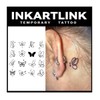 INKARTLINK Tattoo Tech, 16 Design/ 1 Sheet Small Semi Permanent