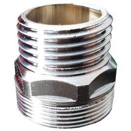 1/2" Inch Male BSP x M24 Male or F22 Female Connection Nipple Union Chrome Brass