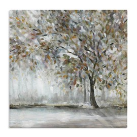 Stupell Industries Woodland Nature Tree Painting Canvas Wall Art, Design by Carol Robinson