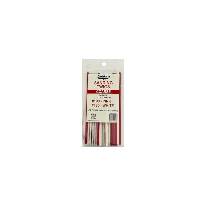 ICKYSTICKY COARSE Grits Sanding Twigs or Sticks Ideal for Woodworking